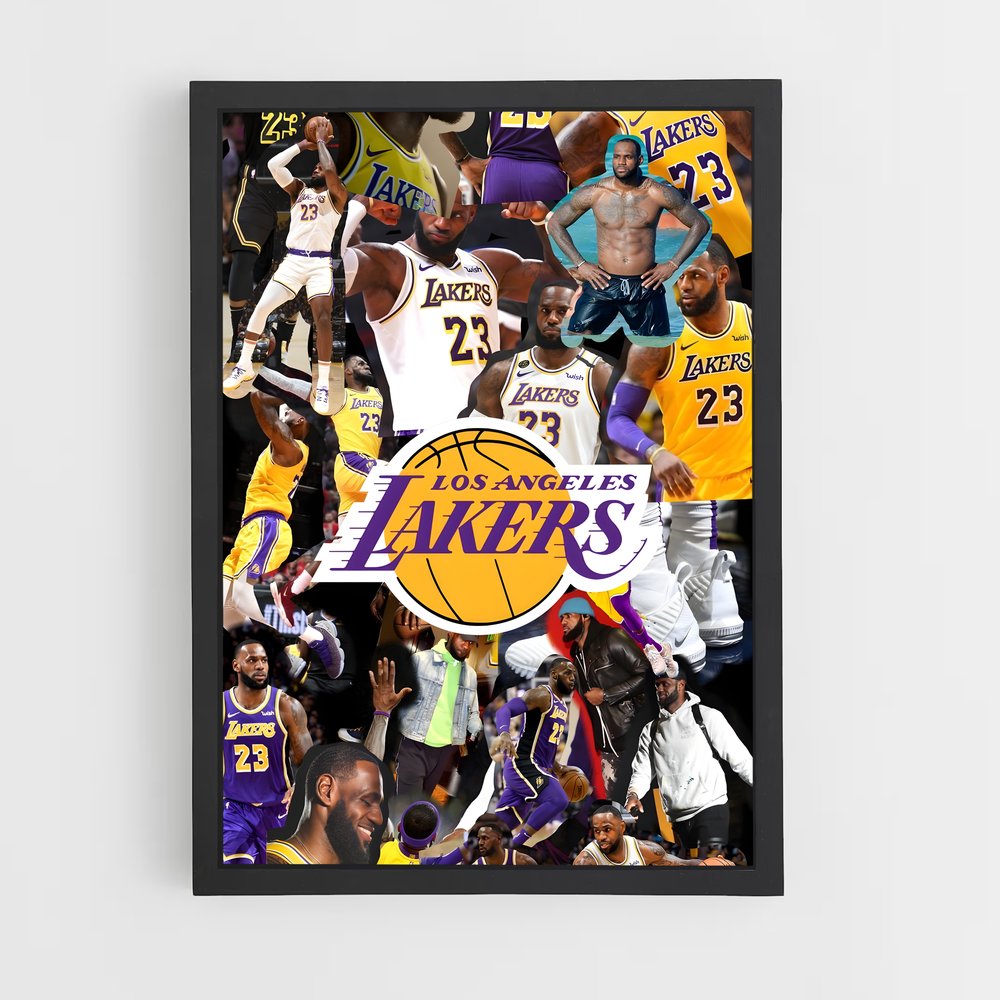 Poster Lebron de james – affiche Basketball (vue 2)